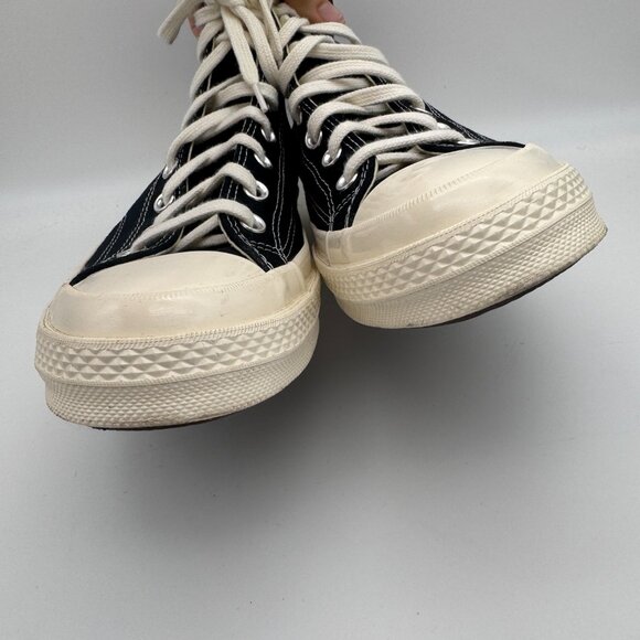 Comme Des Garçons PLAY Converse High Top Sneakers Mens 10 Womens 12 Heart Logo - Picture 3 of 12